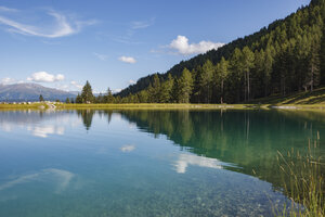 Bergmeer Panoramasee weerspiegelt alpine pracht