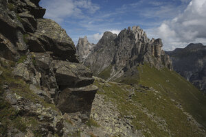 Bergwandelpad in de Stubai Alps