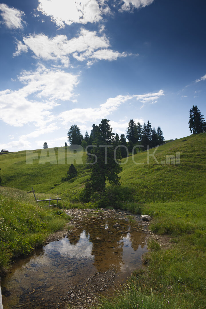 Betoverend Italiaans landschap met glooiende heuvels