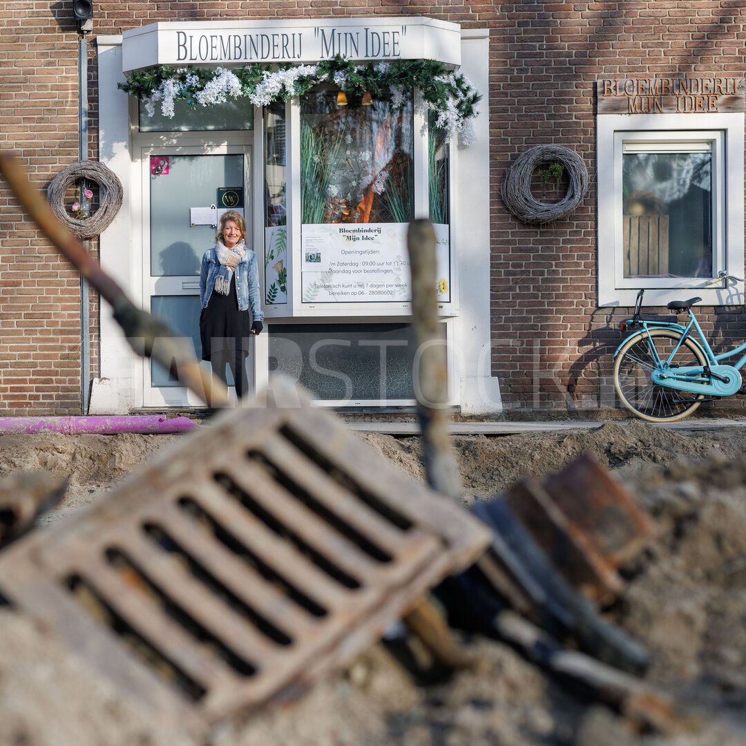 Bloemisterij maanden onbereikbaar door straatwerk in Klundert