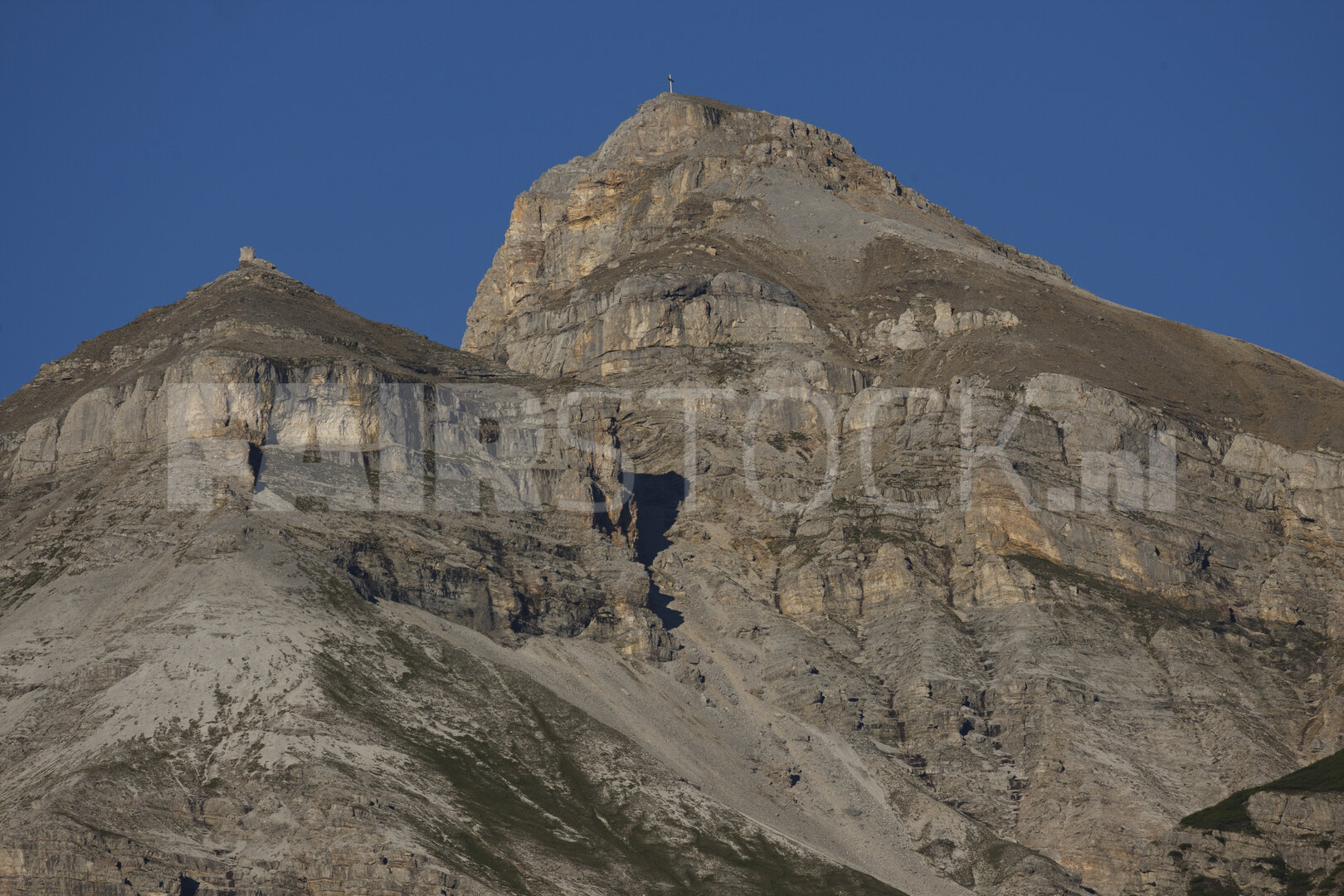 Klimmers op Serles Mountain in Stubaital, Tyrol